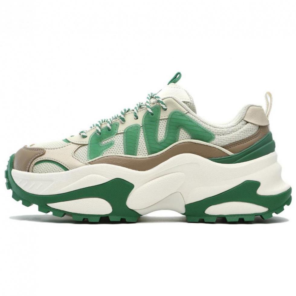 FILA CELLA Low Top Chunky Sneakers Women's Light Pea Green