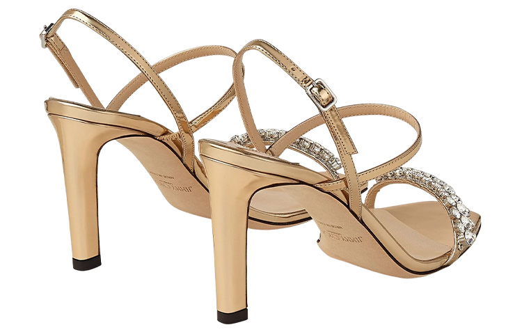 Jimmy Choo Meira 85mm Crystal-embellished Sandals