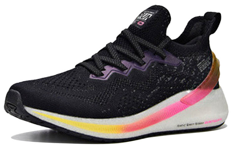 361° Superfly Wing Sock Breathable Low-Top Running Shoes Women's Black White