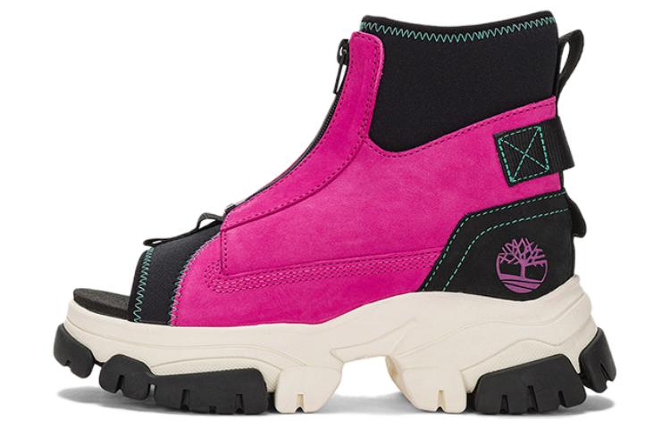 Timberland Adley Way Peep Toe Boot Sandals 'Very Berry' Women's