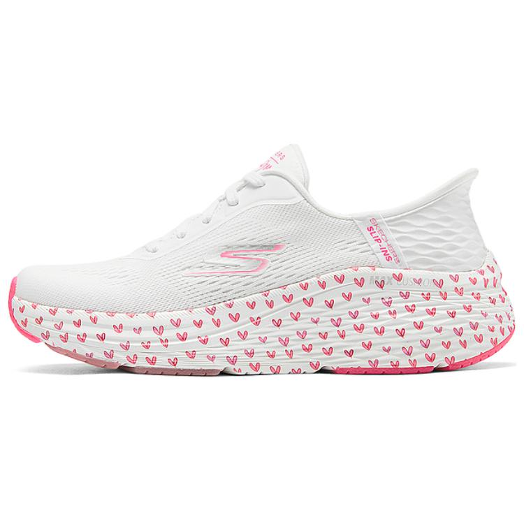 Skechers Women's GO Series Low Top Running Shoes Women's White Pink