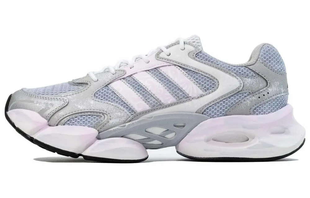 Adidas MEGASTRIDE Abrasion Resistant Low top Running Shoes Unisex Gray Purple