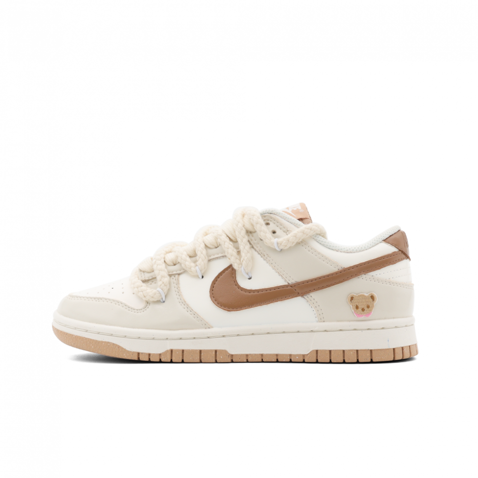Nike Dunk Squishy Plush Toy Low Top Skateboard Shoes Women's Brown Beige