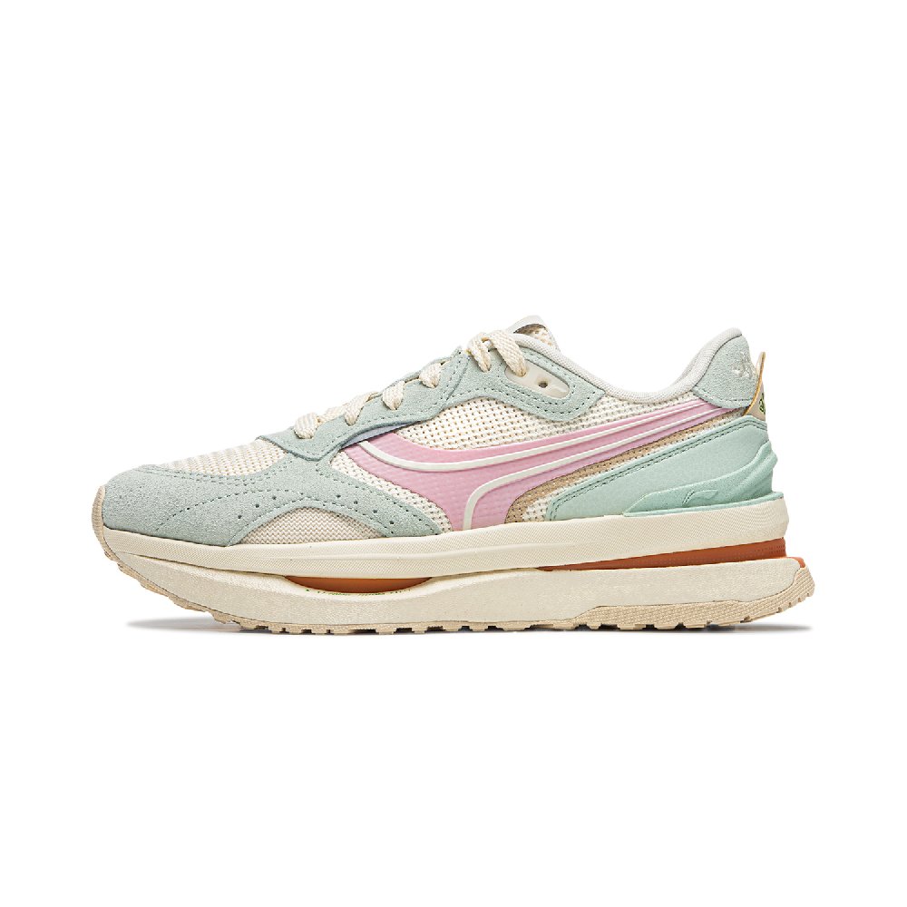 LINING Zhengrong M1000 Casual Shoes Women's Low top Ice Fat Green/Light Antique Yellow
