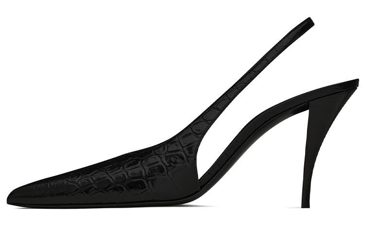 SAINT LAURENT Viper 100mm Slingback Pumps