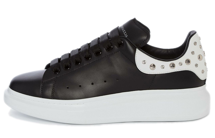 Alexander McQueen Oversized Studded Leather Sneakers 'Black'
