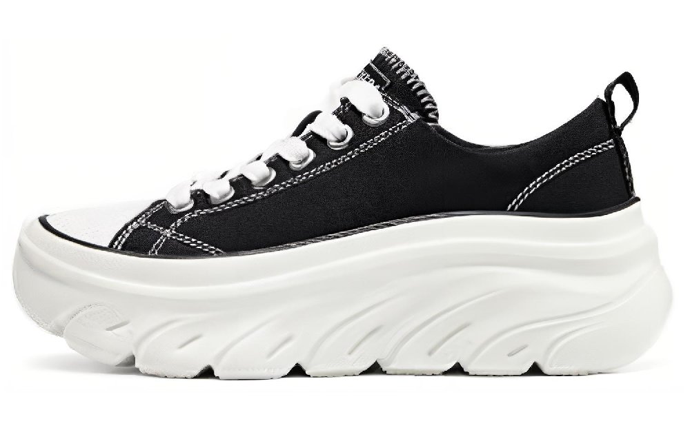 Skechers Street Cushioned Quick-Drying Wear-Resistant Low-Top Skateboard Shoes Women's Black
