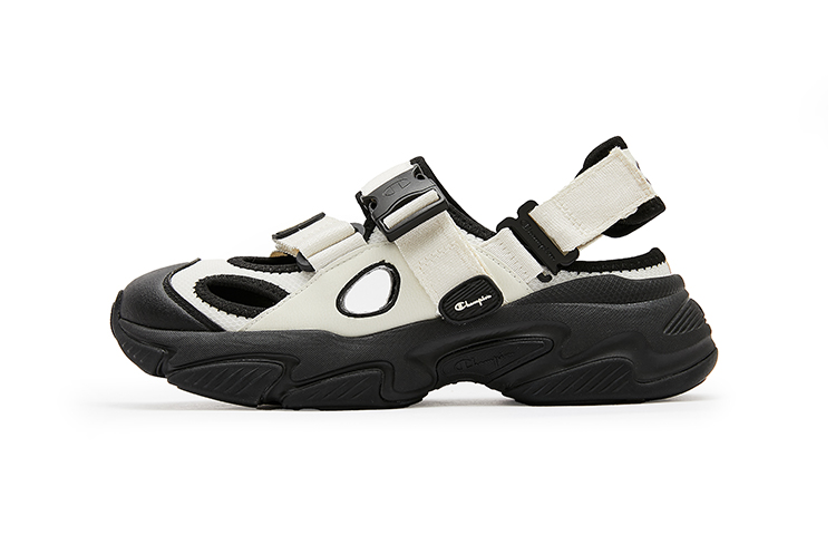 Champion Beach Sandals Women's Black White