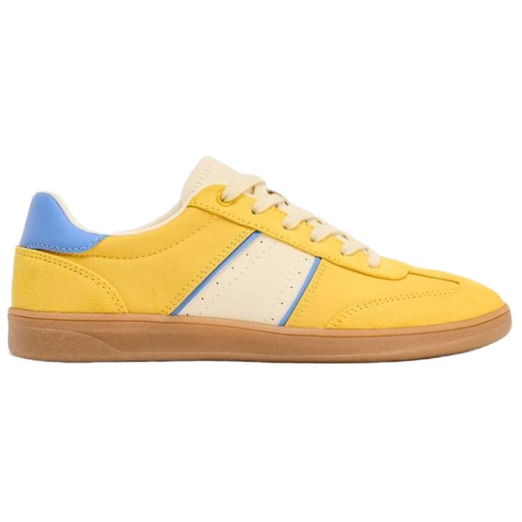 ZARA Low Top Skateboard Shoes Women's Yellow купить в интернет-магазине Yoocart с быстрой доставкой по России.