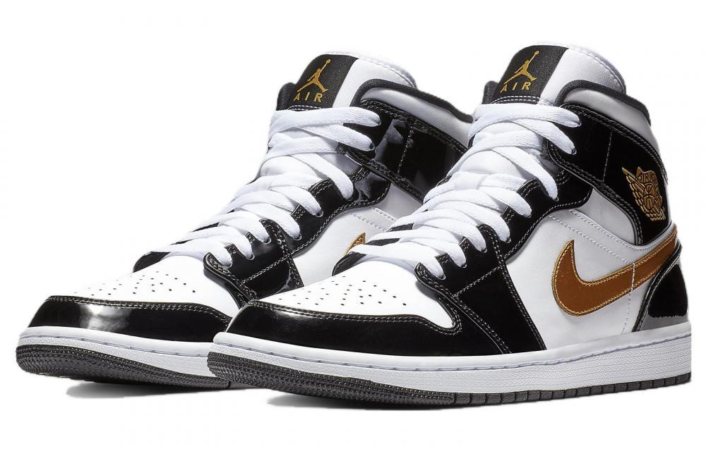Jordan 1 Mid SE Black Gold 2023 купить в интернет-магазине Yoocart с быстрой доставкой по России.