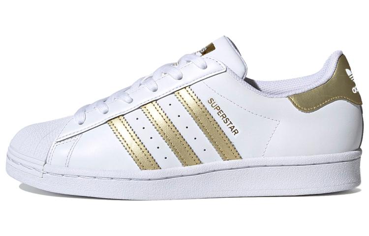 Adidas Superstar 'White Gold Metallic' Women's