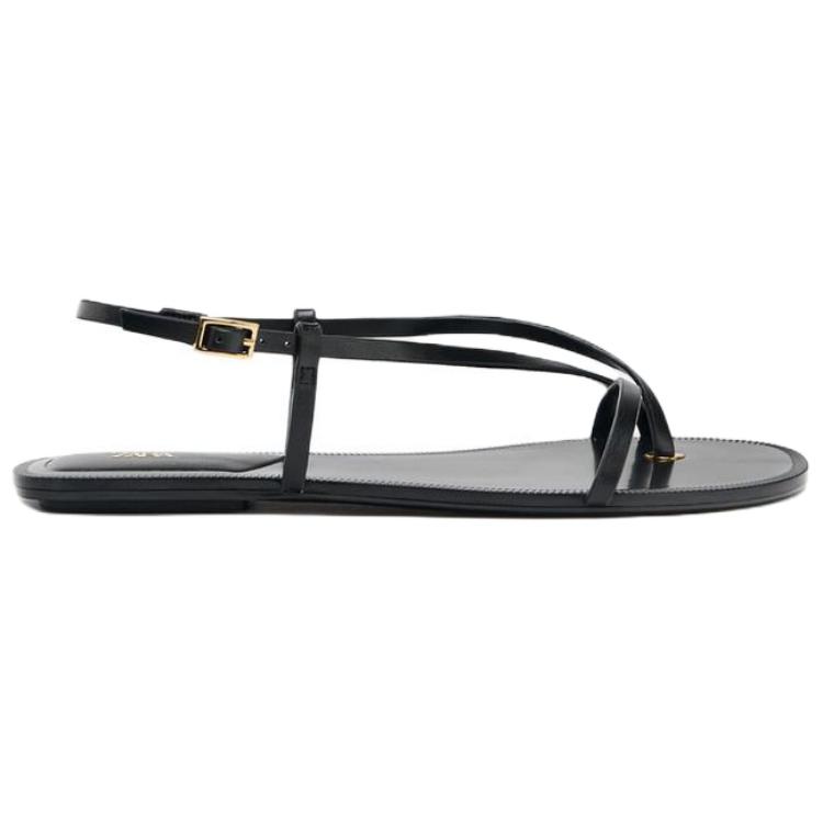 ZARA One Strap Sandals Women's Black купить в интернет-магазине Yoocart с быстрой доставкой по России.