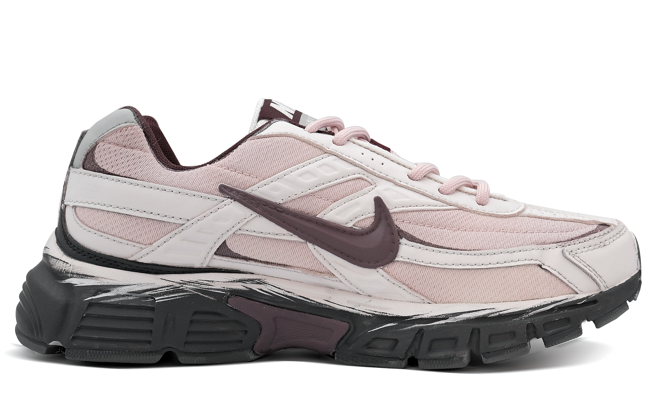Nike Initiator Abrasion Resistant Breathable Low top Running Shoes Women's Pink White