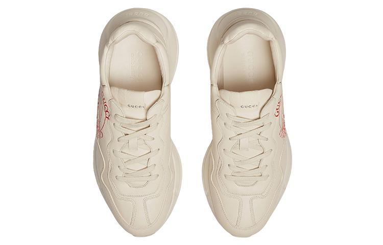GUCCI Rhyton Stamp Print Sneakers