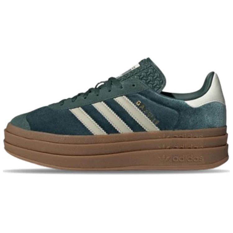 Adidas Originals Gazelle Bold Mineral Green Velvet Women's