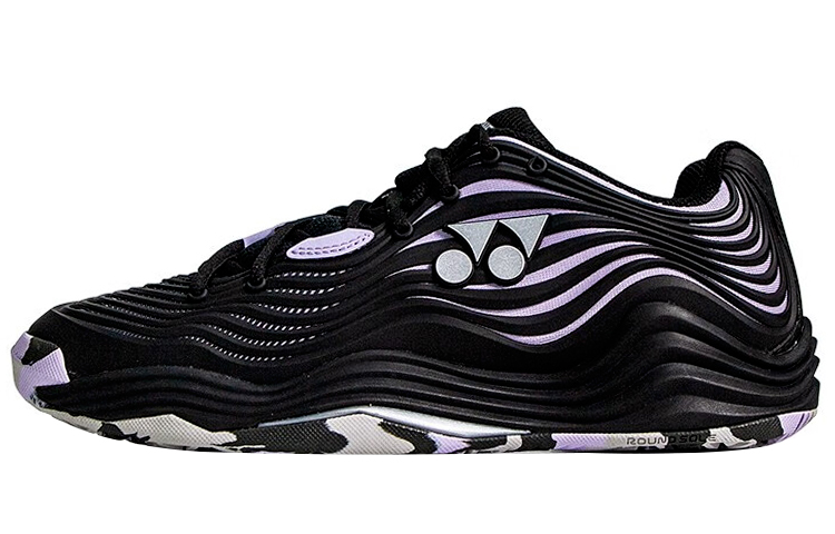 YONEX Power Cushion Tennis Shoes Unisex Low-Top Black Purple