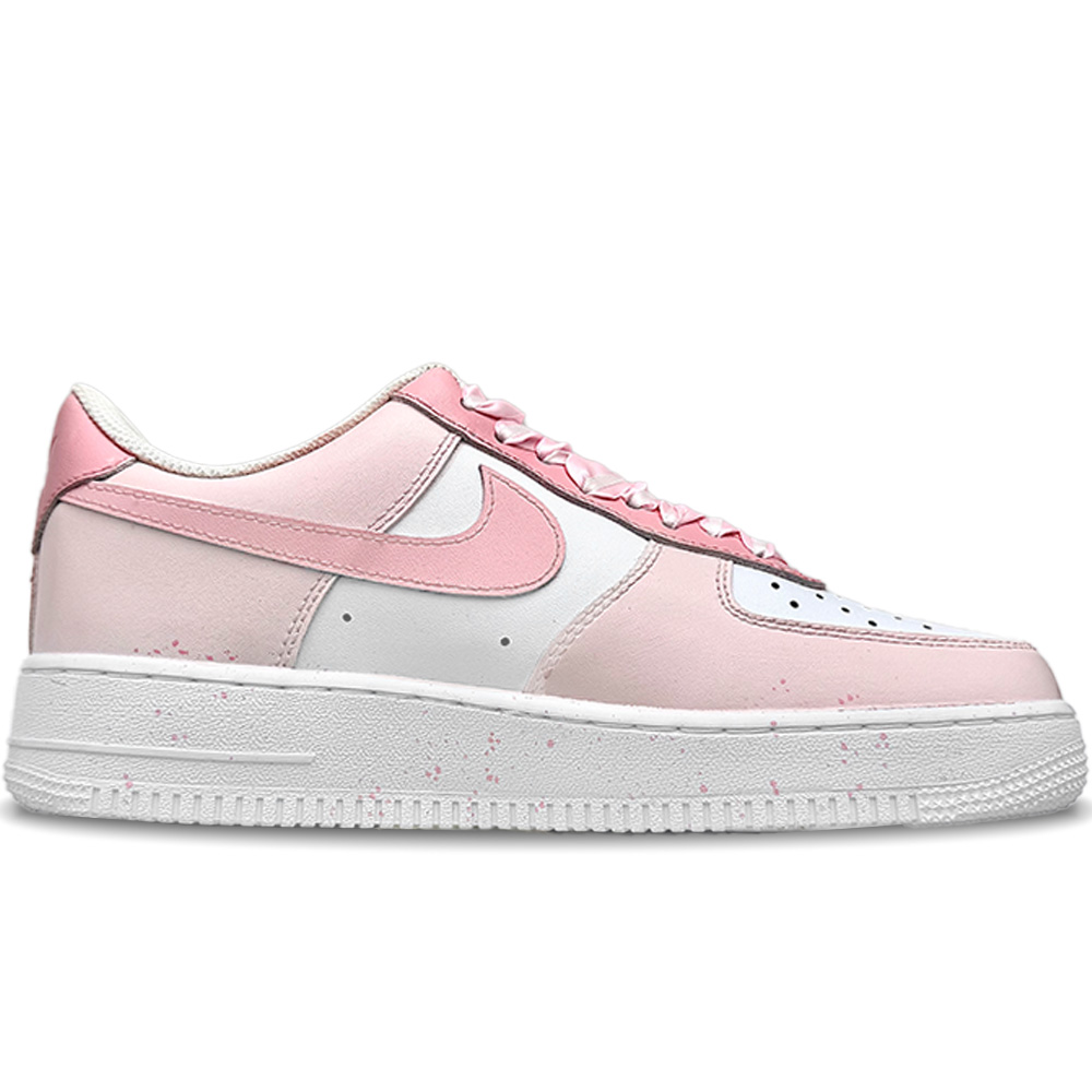 Nike Air Force 1 Heart Icon Abrasion Resistant Low top Skateboard Shoes Unisex Pink White купить в интернет-магазине Yoocart с быстрой доставкой по России.