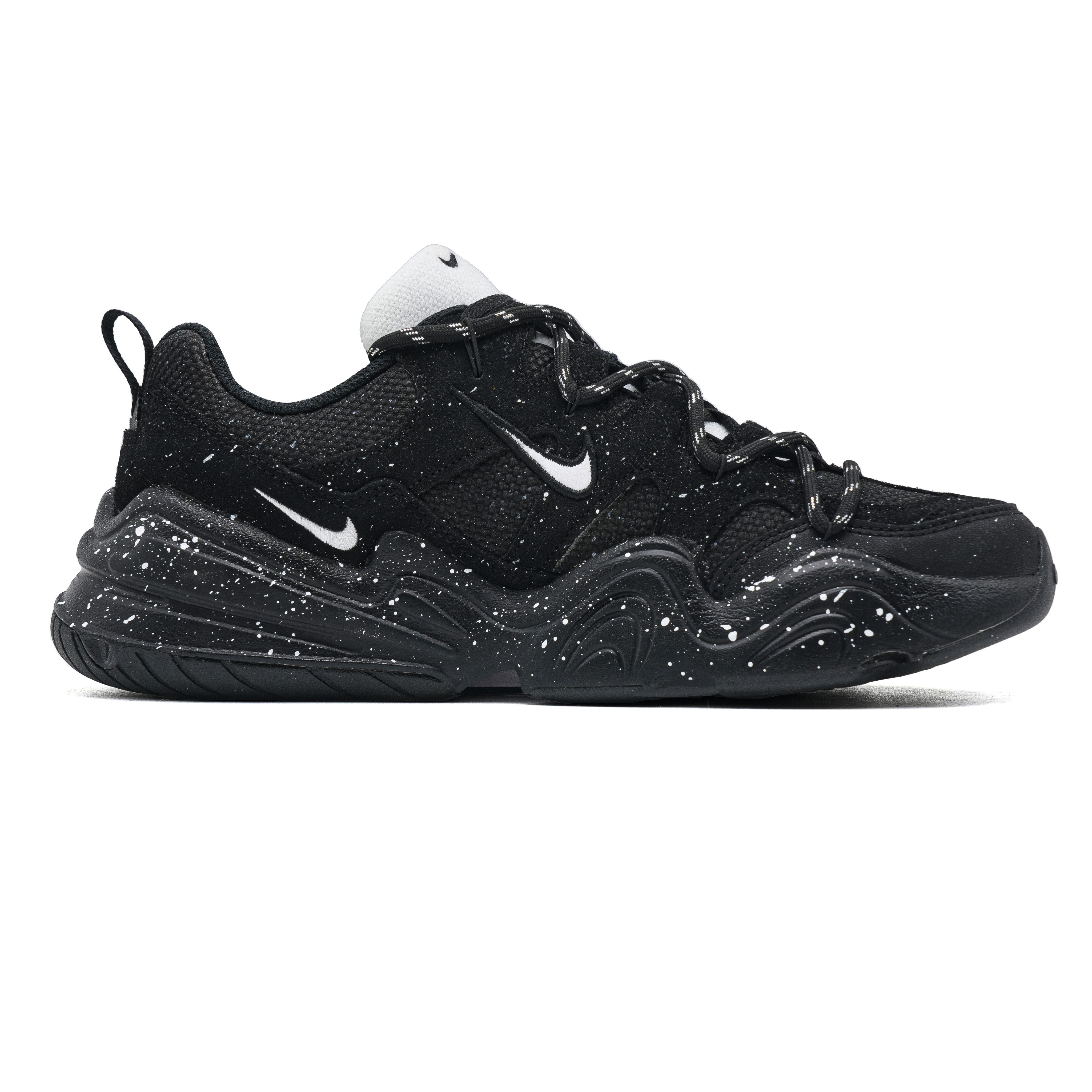 Nike Tech Hera Xingji Rescue Abrasion Resistant Low top Casual Shoes Unisex Black White