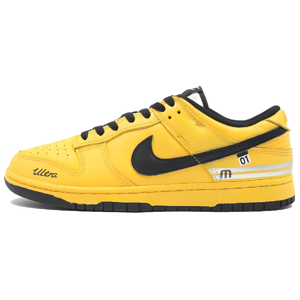 Nike Dunk Low Top Skateboard Shoes Unisex Yellow