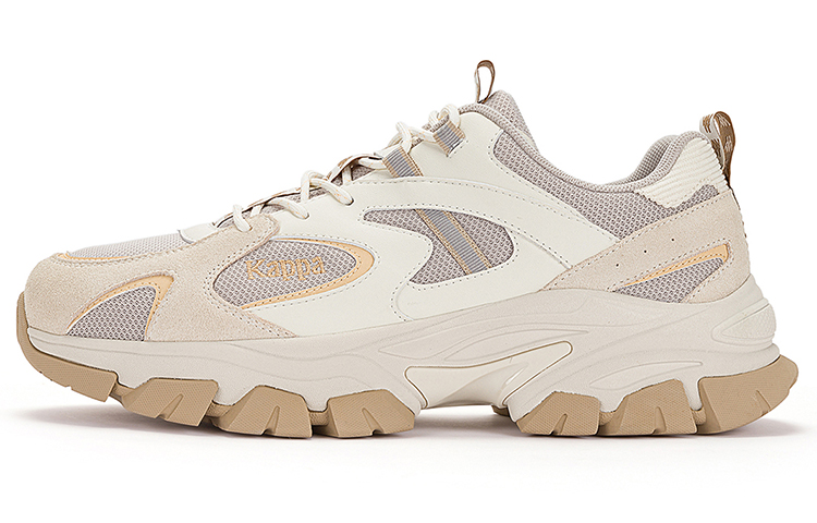 Kappa Low-Top Chunky Sneakers Unisex White Gray