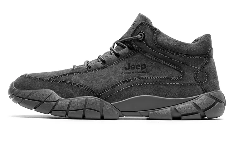 Jeep Low Top Casual Shoes Men's Gray