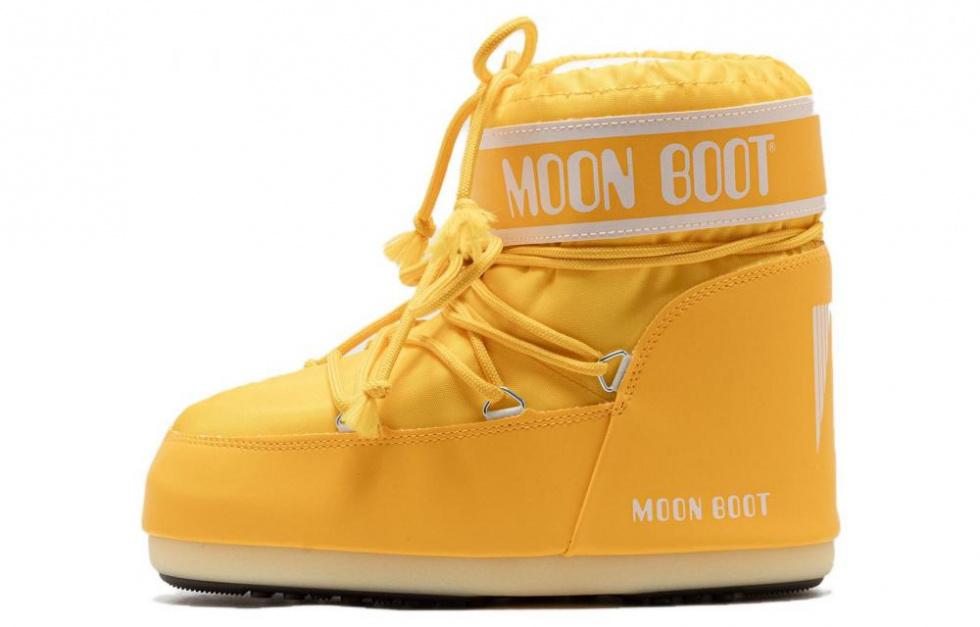 Moon Boot Icon Nylon Low Boot Yellow