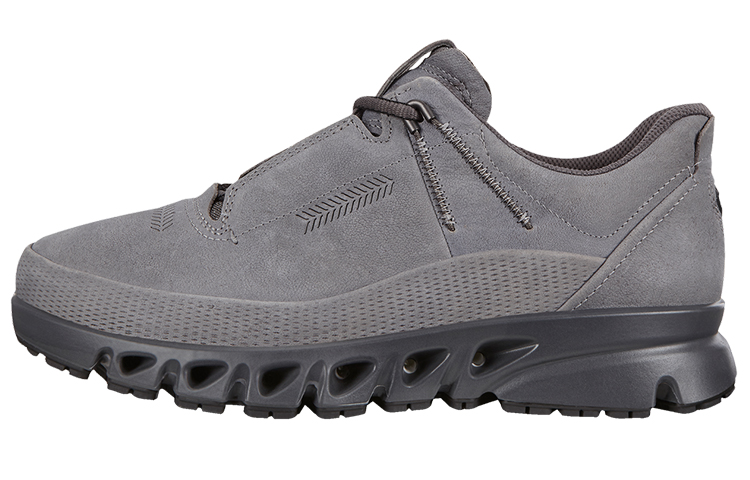 Ecco Multi-Vent Cushioning Anti-Slip And Wear-Resistant Low-Top Casual Shoes Men's Gray