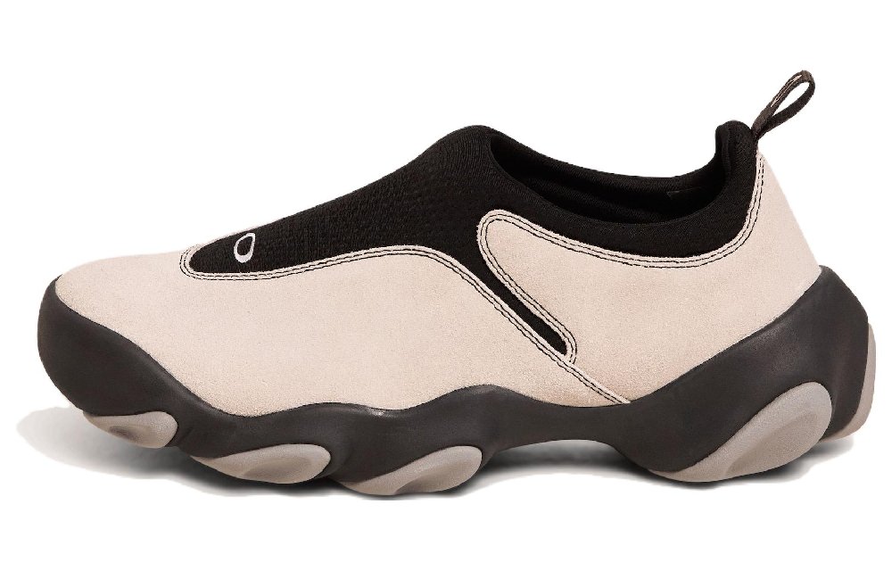 Oakley Factory Team Flesh Slip-Resistant Low-Top Casual Shoes Unisex Beige Black