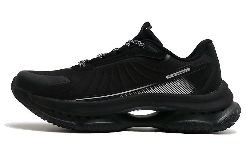 361° Low Top Running Shoes Men's Black Silver