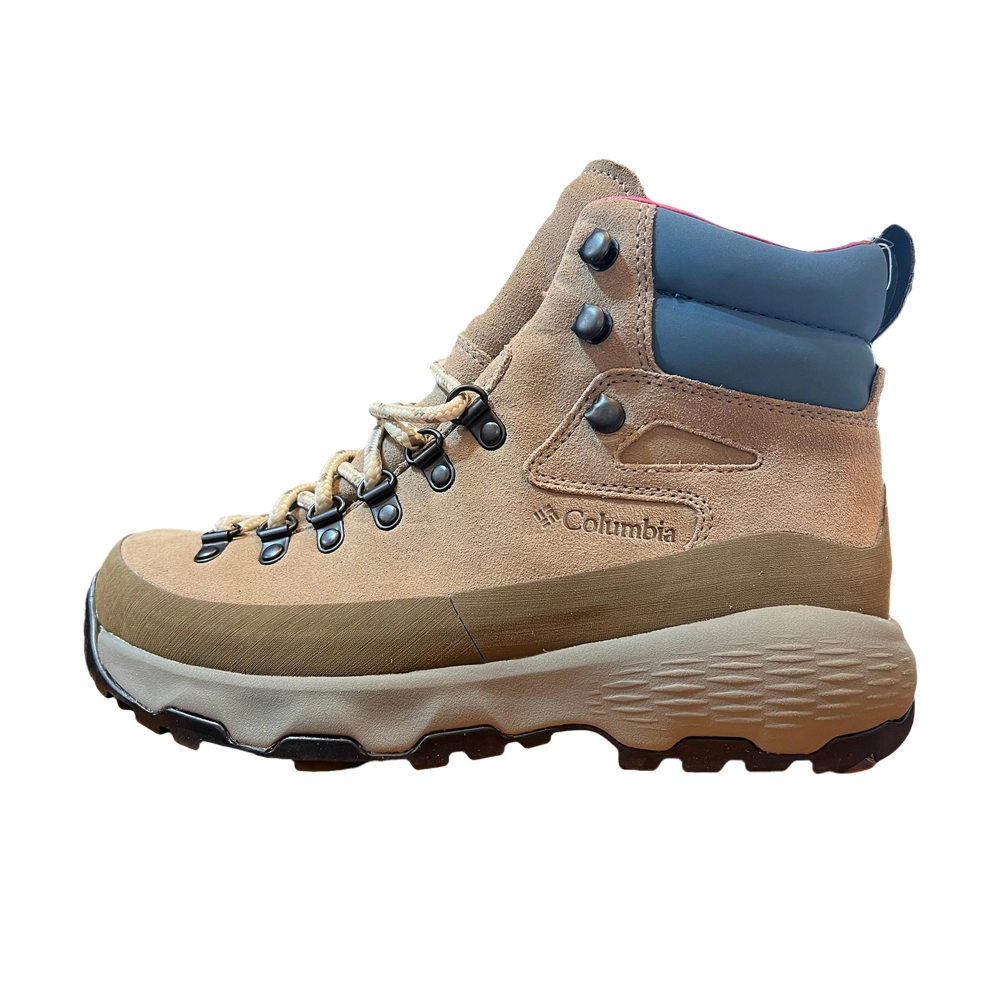 Columbia Slip Resistant Waterproof Mid top Mountaineering Hiking Shoes Women's Brown