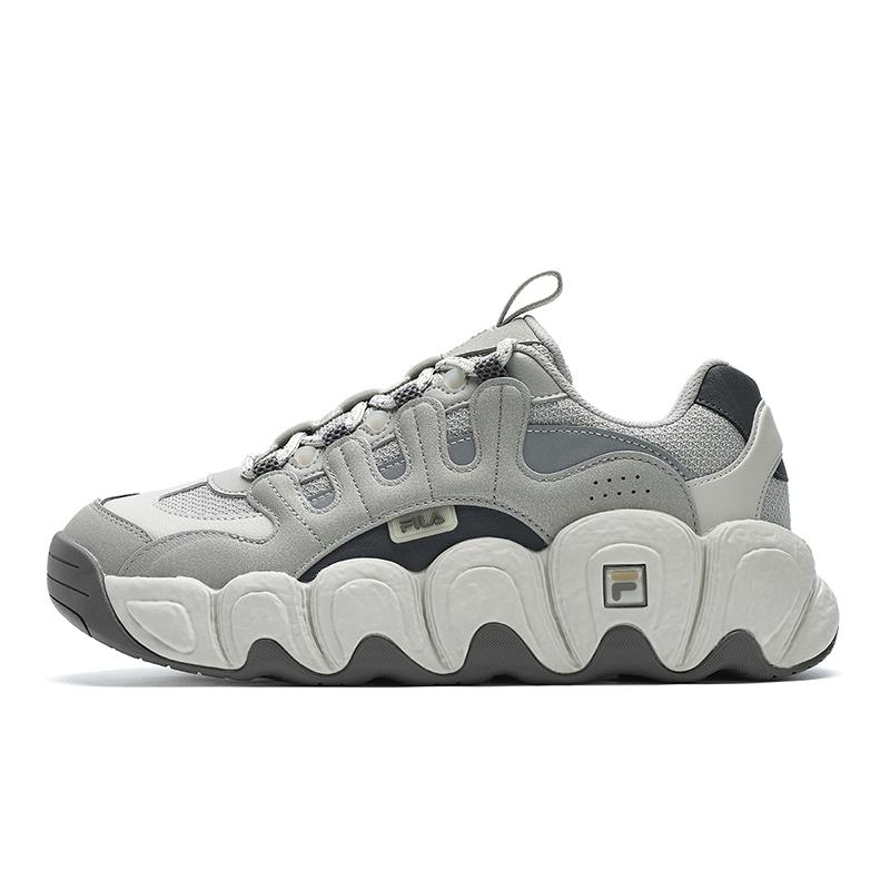 FILA Croissant Slip Resistant Low Top Running Shoes Men's Gray Green
