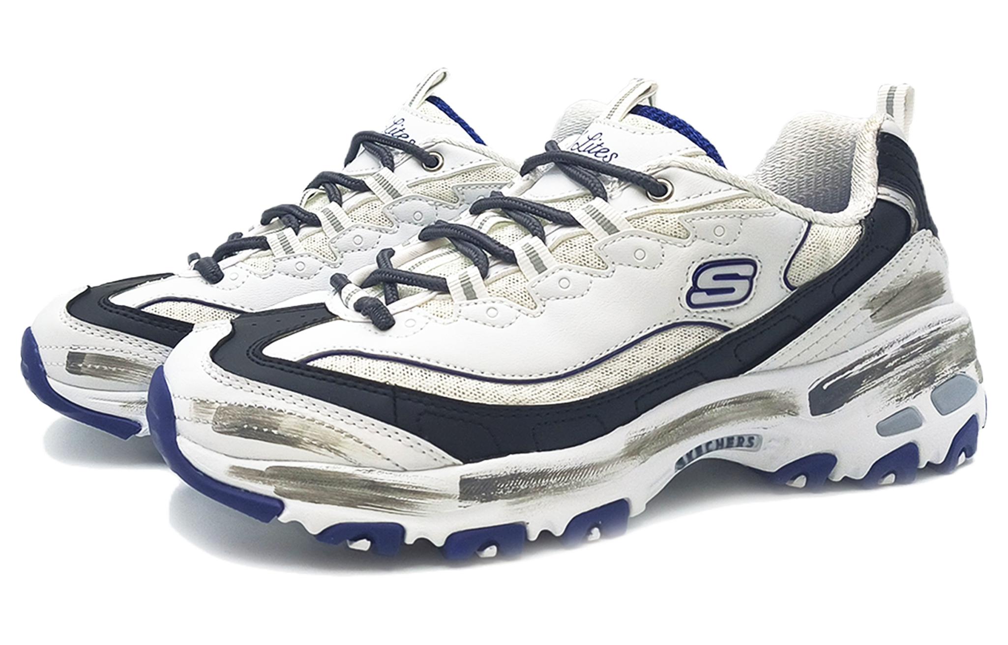 Skechers D'LITES 1.0 Low Top Chunky Sneakers Women's White купить в интернет-магазине Yoocart с быстрой доставкой по России.