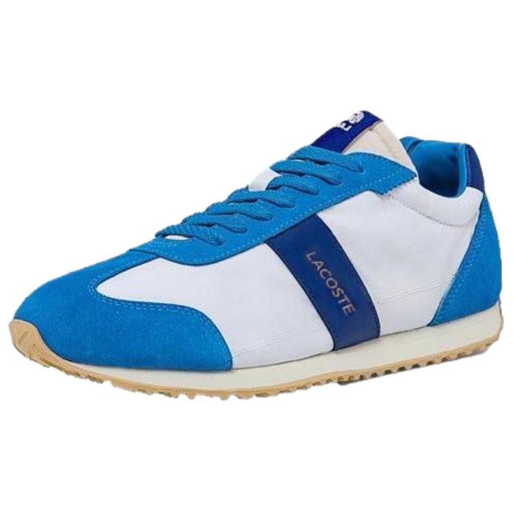 LACOSTE Anti Slip Wear Resistant Low Top Casual Shoes Men's White