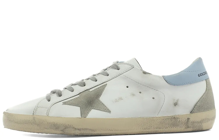 Golden Goose Super-Star Stylish Skateboarding Shoes Women's White Vintage Version