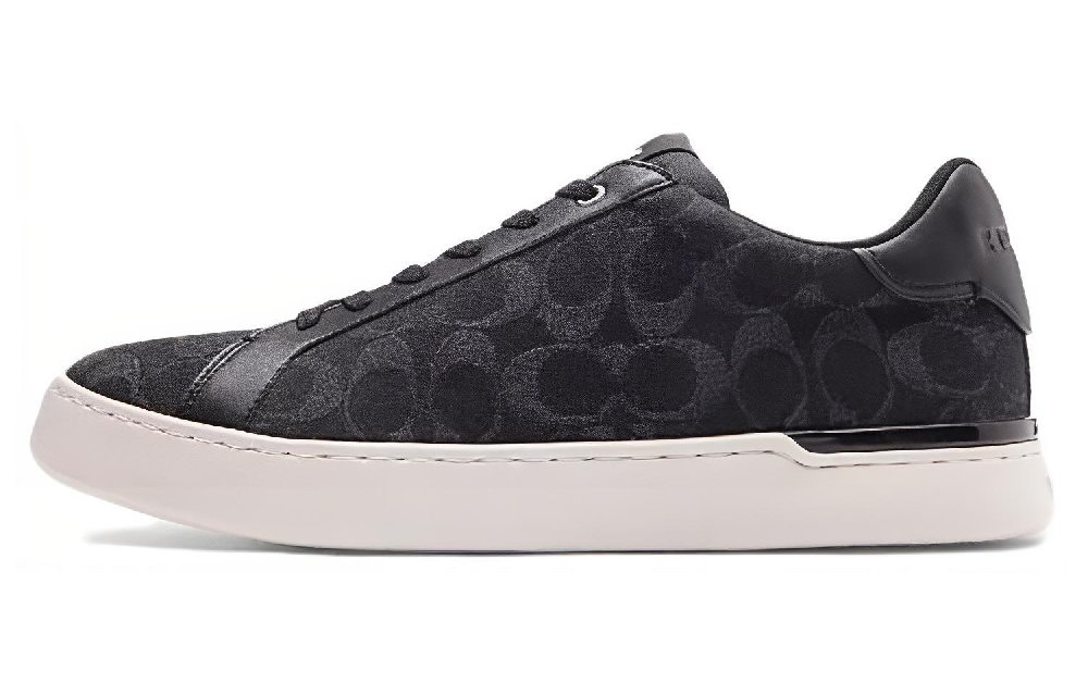COACH Clip Low Top Skateboard Shoes Men's Black