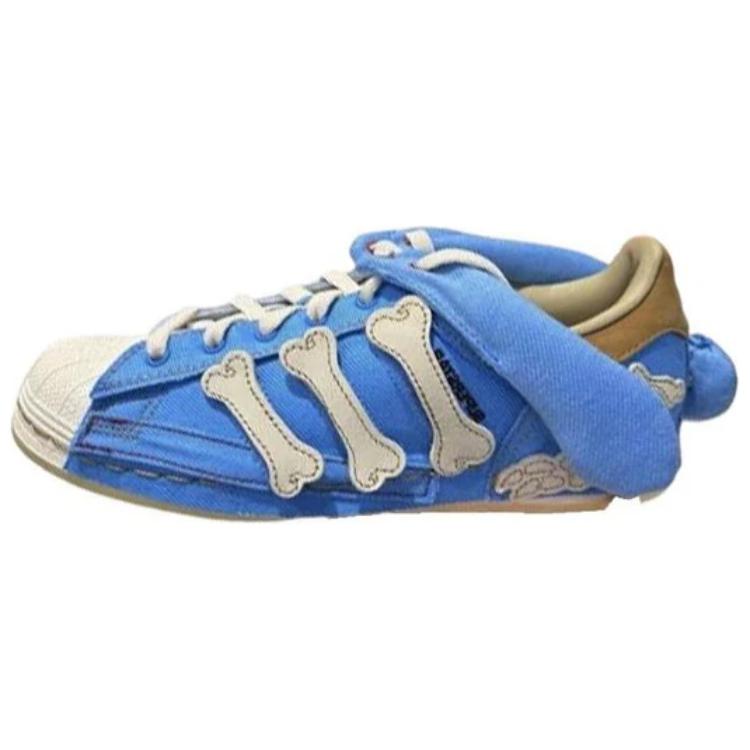 Melting Sadness X adidas originals Superstar Blue White