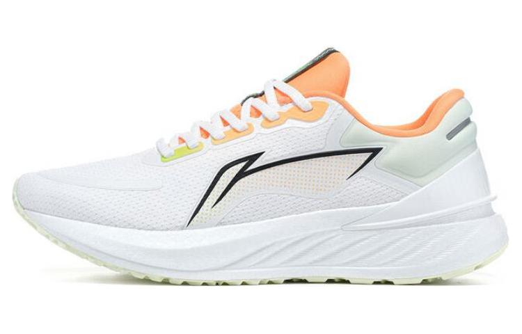 LiNing YueYing 2.0 Abrasion Resistant Low Top Running Shoes Men's White Green Orange