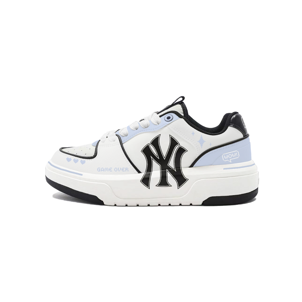 MLB Chunky Liner Abrasion Resistant Low Top Skateboard Shoes Unisex Blue White