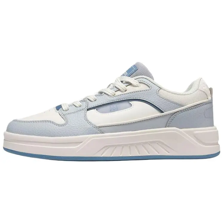 361° Lightweight And Breathable Low Top Skateboard Shoes Men's Feather White Cloud Peak Gray