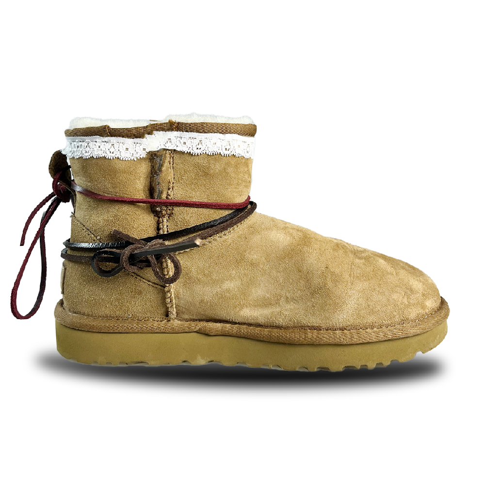 UGG Classic Bling Mini Warm Short Snow Boots Women's Umber