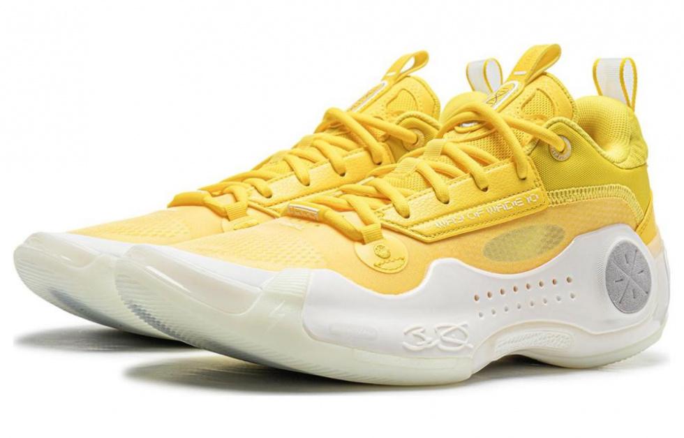 LiNing WOW 10 Low The City Of Angels Cushioning Anti-Slip And Wear-Resistant Low-Top Basketball Shoes Men's Yellow купить в интернет-магазине Yoocart с быстрой доставкой по России.