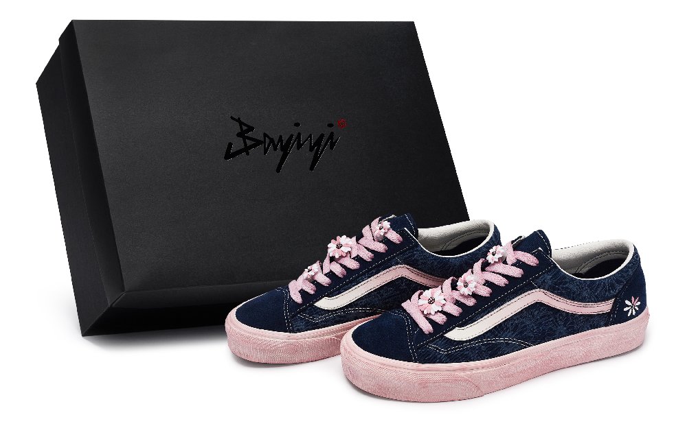 Vans Style 36 Skateboard Shoes Unisex Low Top White/Blue/Pink