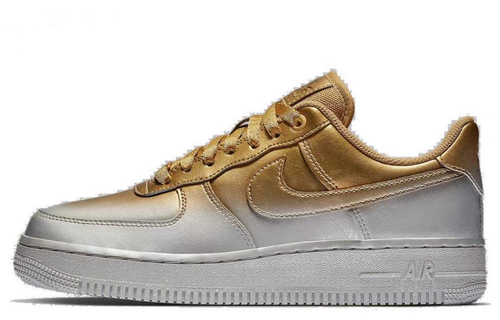 Nike Air Force 1 Low Gold Silver Women's