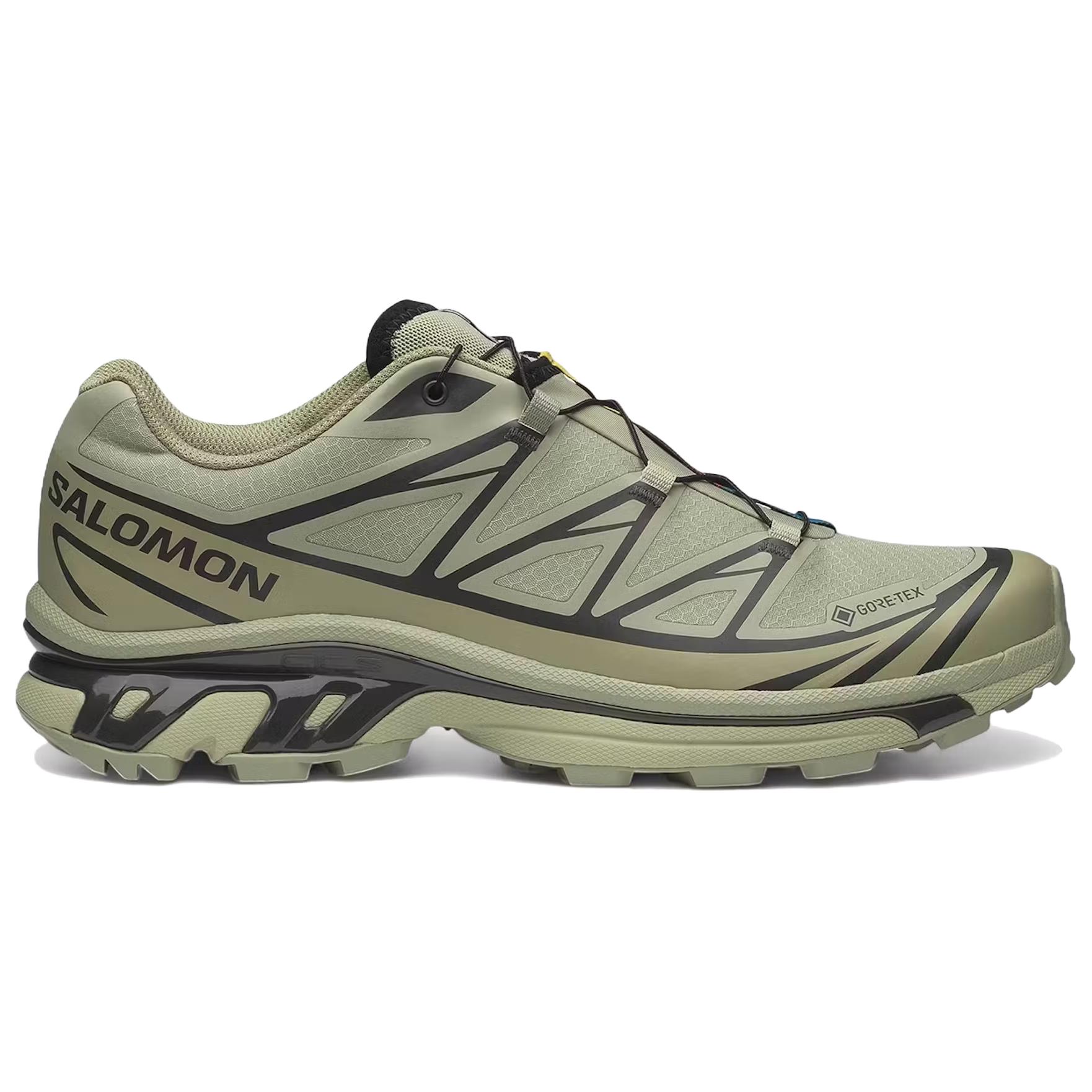 SALOMON XT 6 Casual Running Shoes Unisex Beige Gray