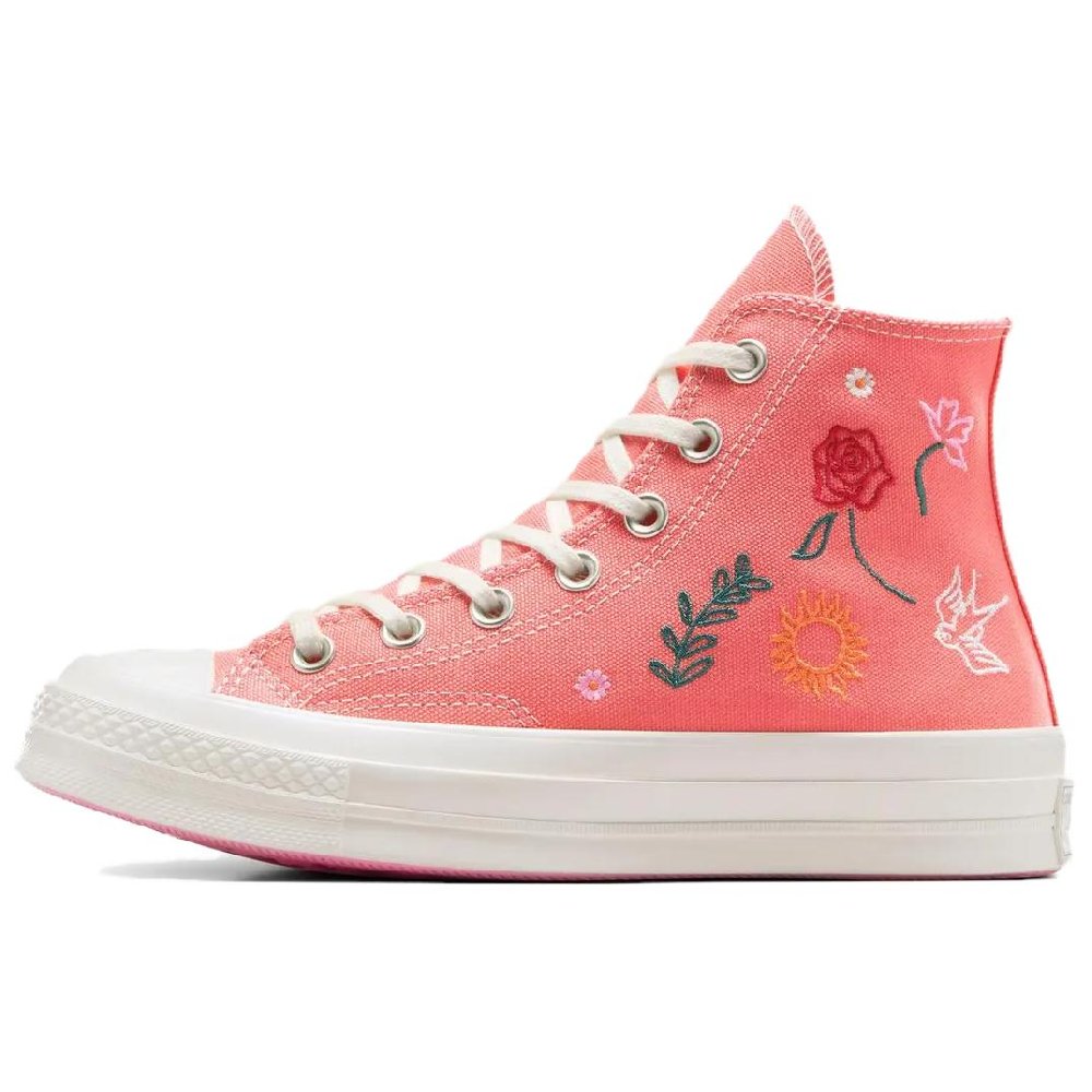 Converse Chuck 70 Non-slip Lightweight High-Top Canvas Shoes Women's Watermelon Mud