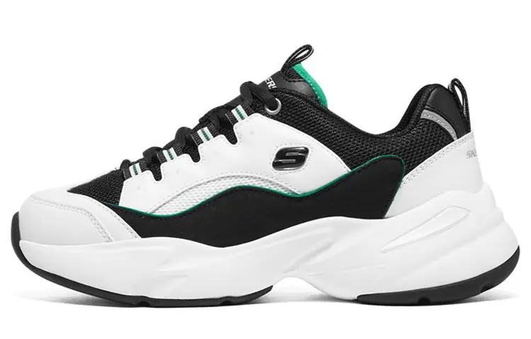 Skechers D'LITES 3.0 Cousin Low top Casual Shoes Women's White Green