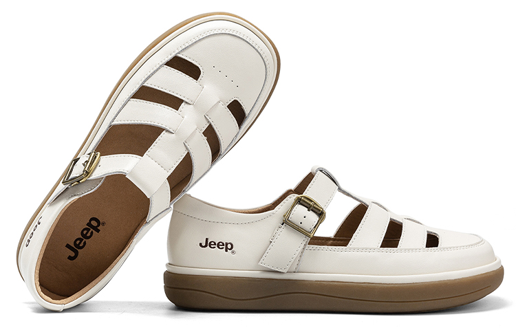 Jeep Casual Single Shoes Women's Ecru купить в интернет-магазине Yoocart с быстрой доставкой по России.