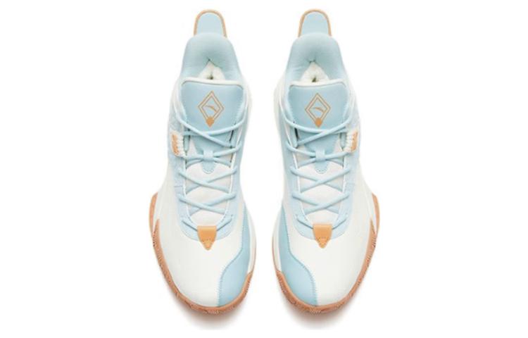 Anta SpeedRider 2nd Generation Cushioning Anti-Slip And Wear-Resistant Mid-Top Basketball Shoes Men's White Blue Pink купить в интернет-магазине Yoocart с быстрой доставкой по России.