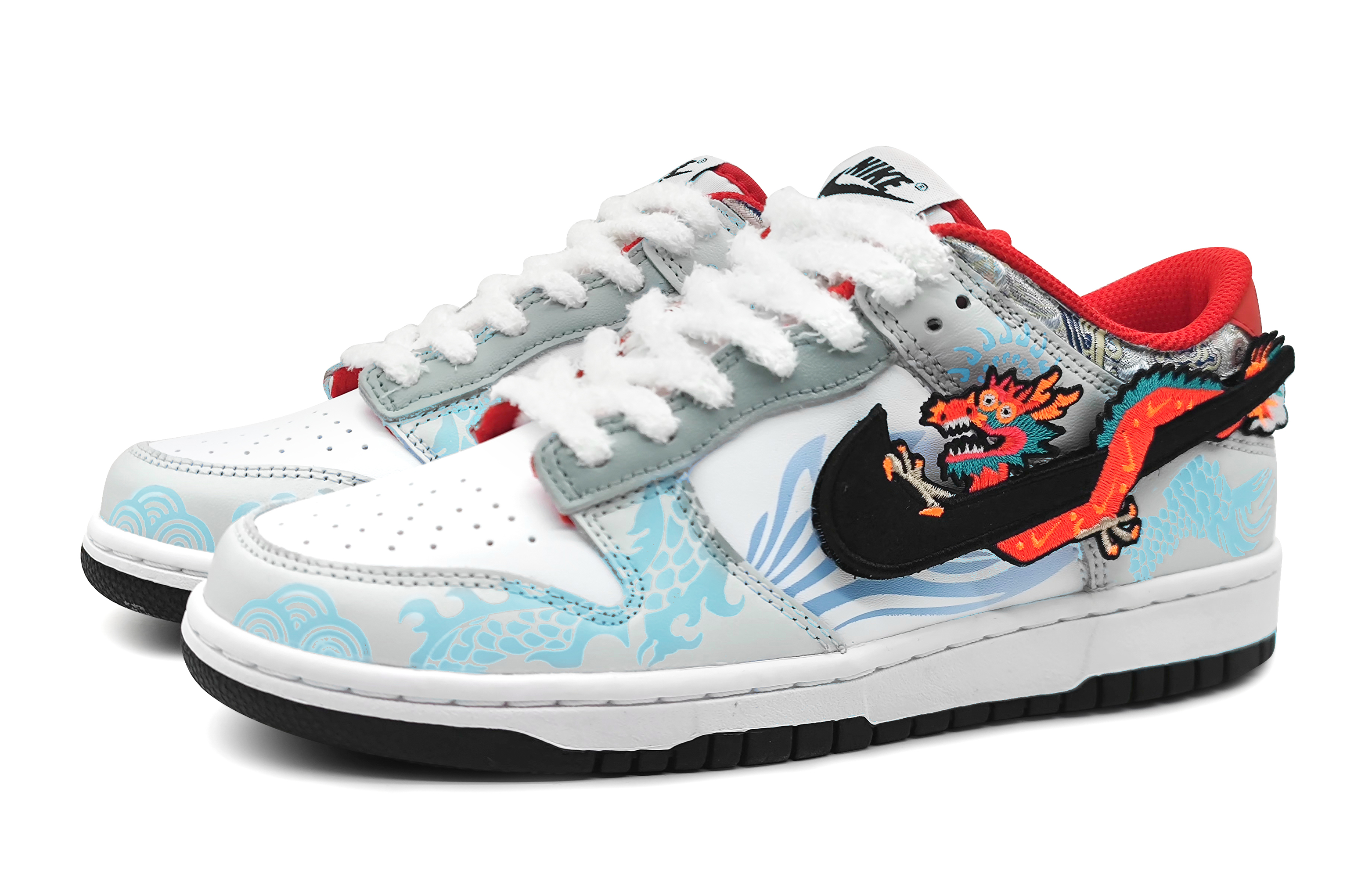 Nike Dunk Low-Top Skateboard Shoes Women's Gray Cyan купить в интернет-магазине Yoocart с быстрой доставкой по России.