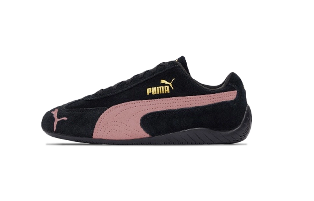 PUMA Speedcat Collection Anti Slip Wear Resistant Low Top Casual Shoes Unisex Black Pink